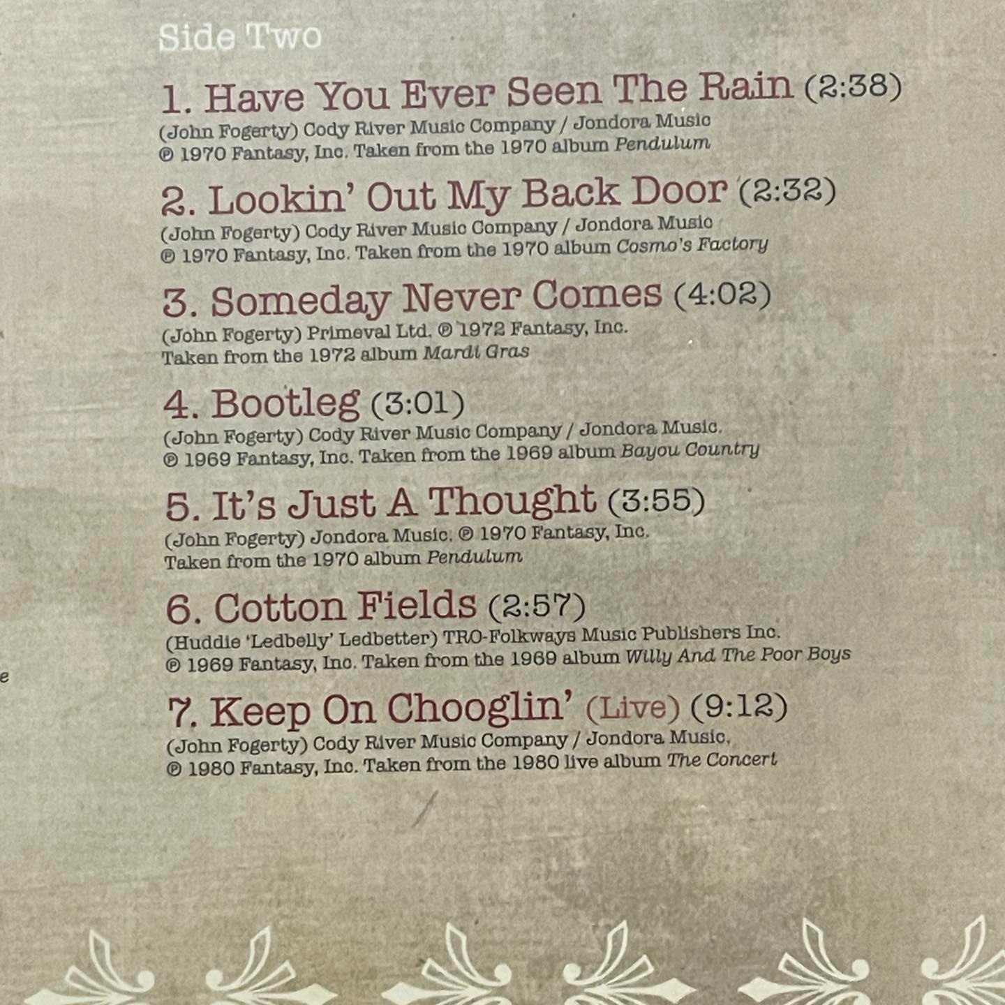 แผ่นเสียง Creedence Clearwater Revival – Bad Moon Rising - The Collection แผ่นมือหนึ่ง ซีล