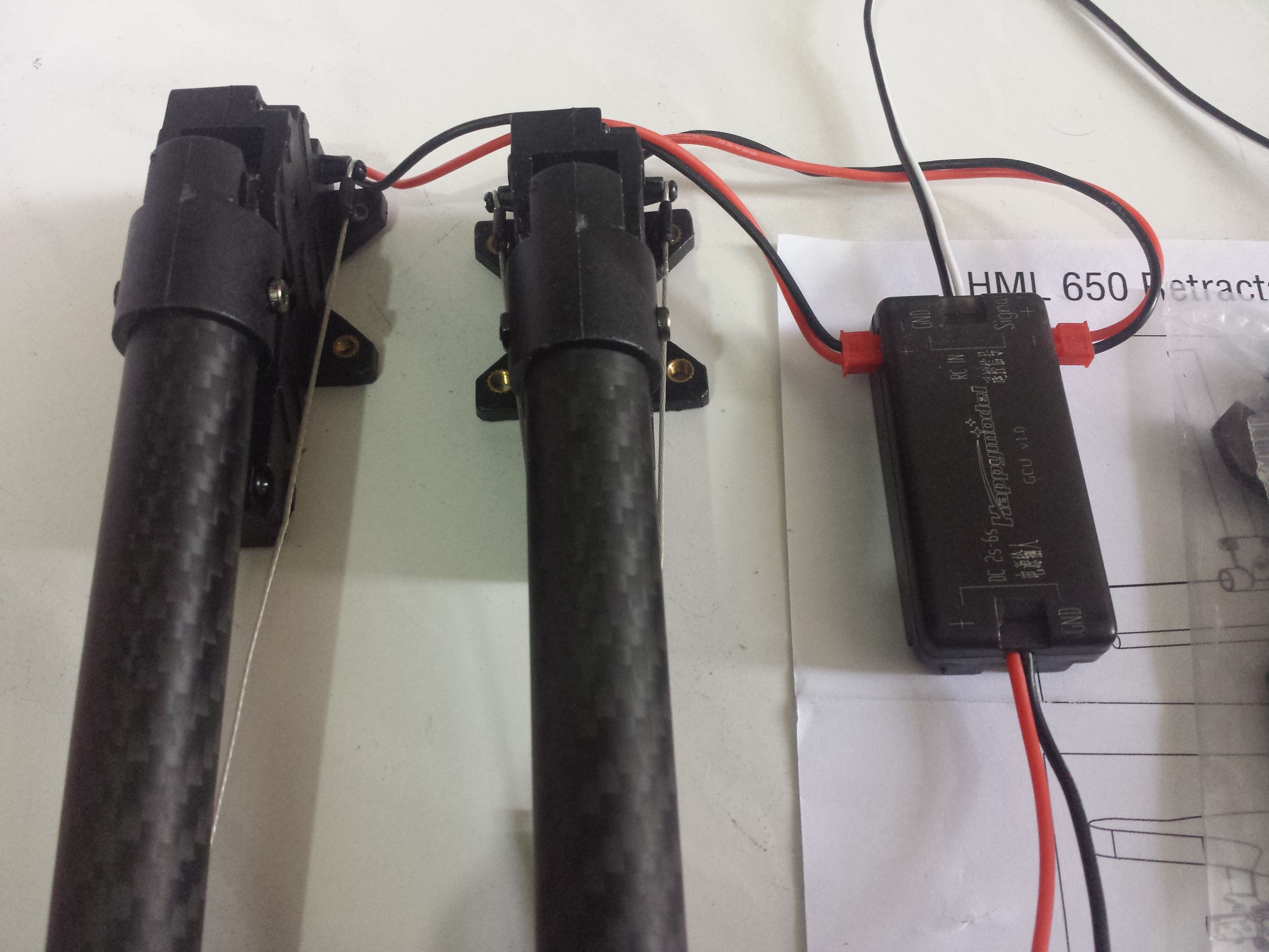 ขาพับไฟฟ้าสำหรับ Multi Size 450-550 (Retractable Landing Skid)