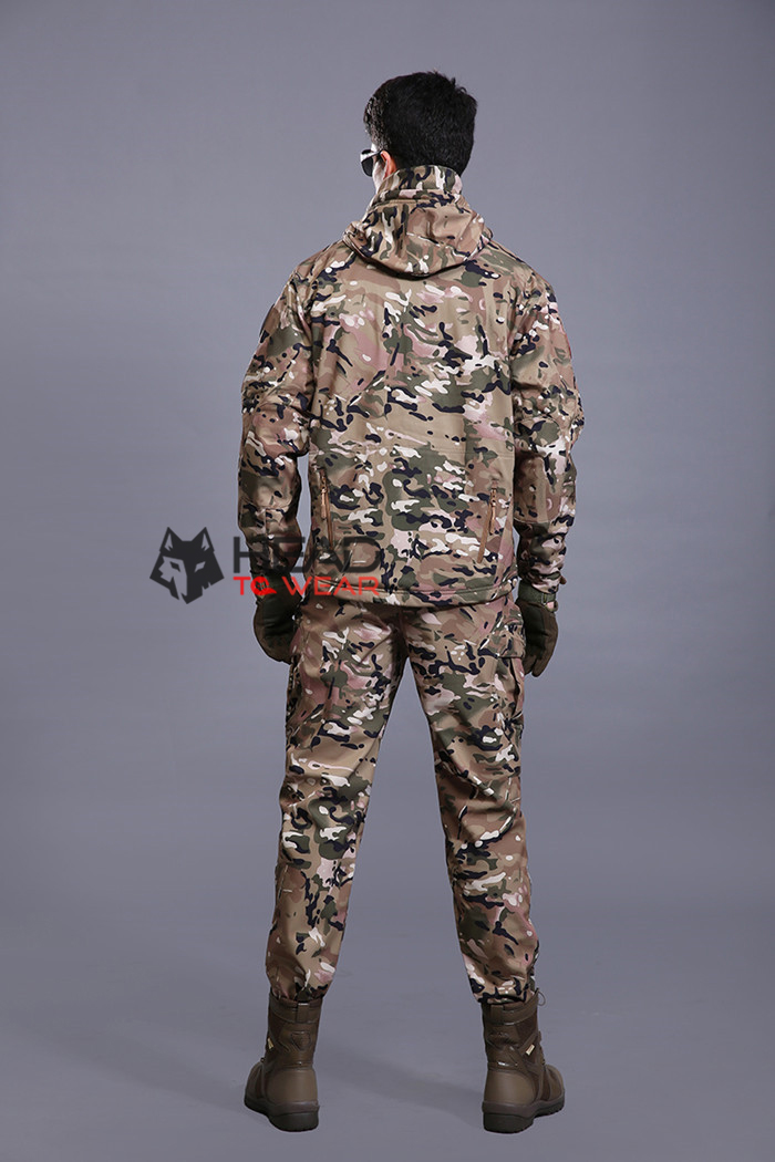 เสื้อแจ็คเก็ต Tactical กันน้ำ : ลายพราง Multi (CP) รหัส JT006