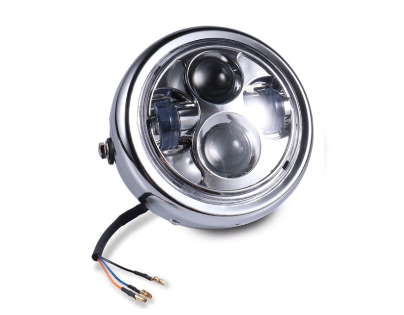 ไฟหน้ามอเตอรไซค์แนวช้อปเปอร์คาเฟ่