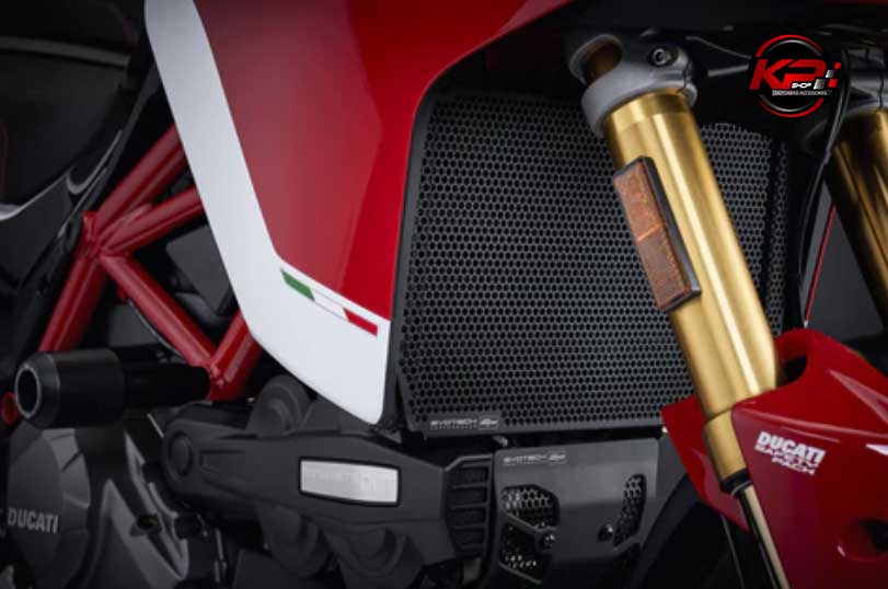 การ์ดหม้อน้ำ Evotech Ducati Multistrada Radiator Guard 950/1200/1260/ENDURO/V2