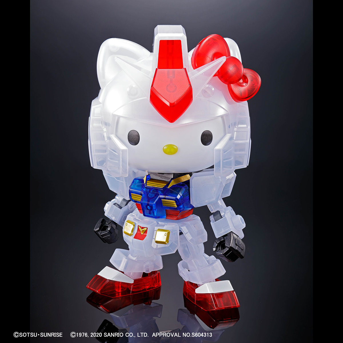 HELLO KITTY/RX-78-2 GUNDAM [SD EX-STANDARD] [CLEAR COLOR]