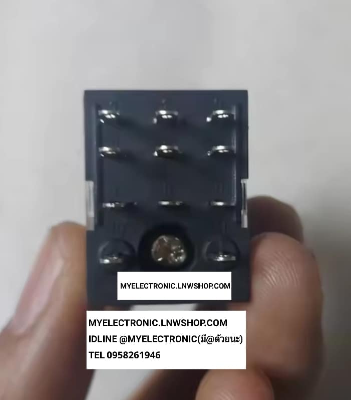 ขาย HH53P (MY3NJ) รีเลย์ คอยล์220V AC 11ขา รีเลย์11ขา RELAY 11P มีLED มีไฟโชว์ รีเลย์ MY3NJ COIL220V สามคอนแทรค 3คอนแทค ยี่ห้อ CNAOM ราคา ตัวละ . . . . หน่วย บาท