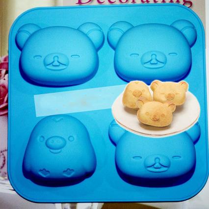 แม่พิมพ์ rilakkuma 4 ช่อง
