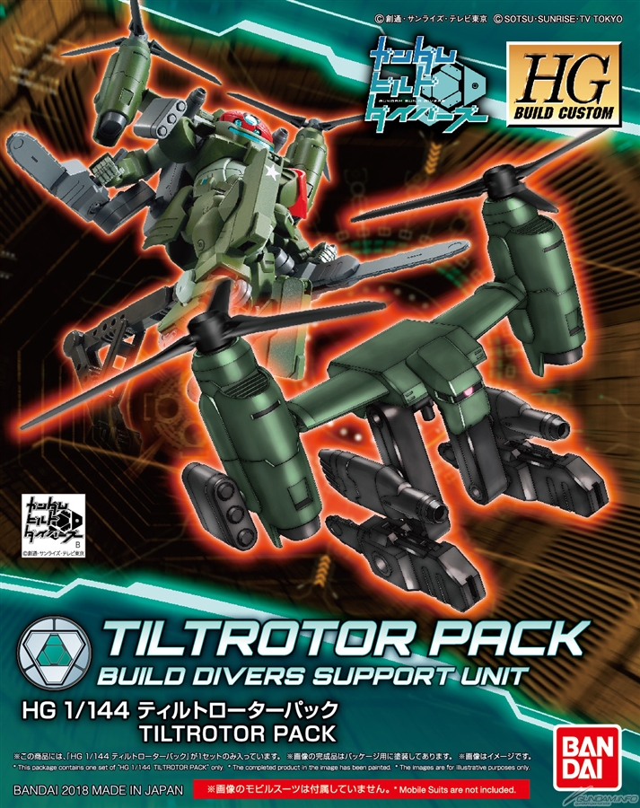 HGBD 1/144 TILTROTOR PACK