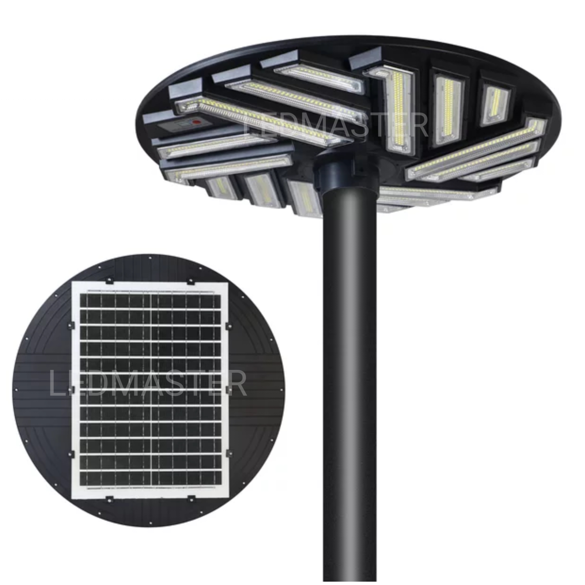 โคมไฟ UFO โซล่าเซลล์ รุ่นโมเดริ์น 3D ◾️ขนาด 61 CM ตั้งค่าได้ 4 ระบบ ไฟสปอร์ตไลท์โซล่าเซลล์ ไฟทางโซล่า