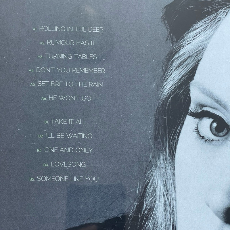 แผ่นเสียง Adele 21 ,Vinyl, LP, Album, Reissue มือหนึ่ง ซีล