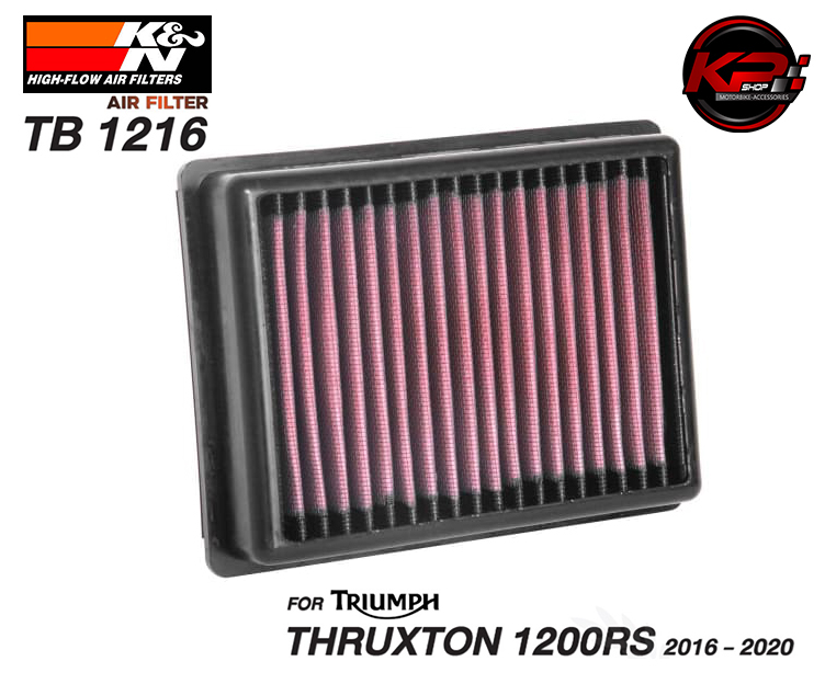 กรองอากาศ K&N TRIUMPH THRUXTON 1200RS (16-20) (TB 1216)