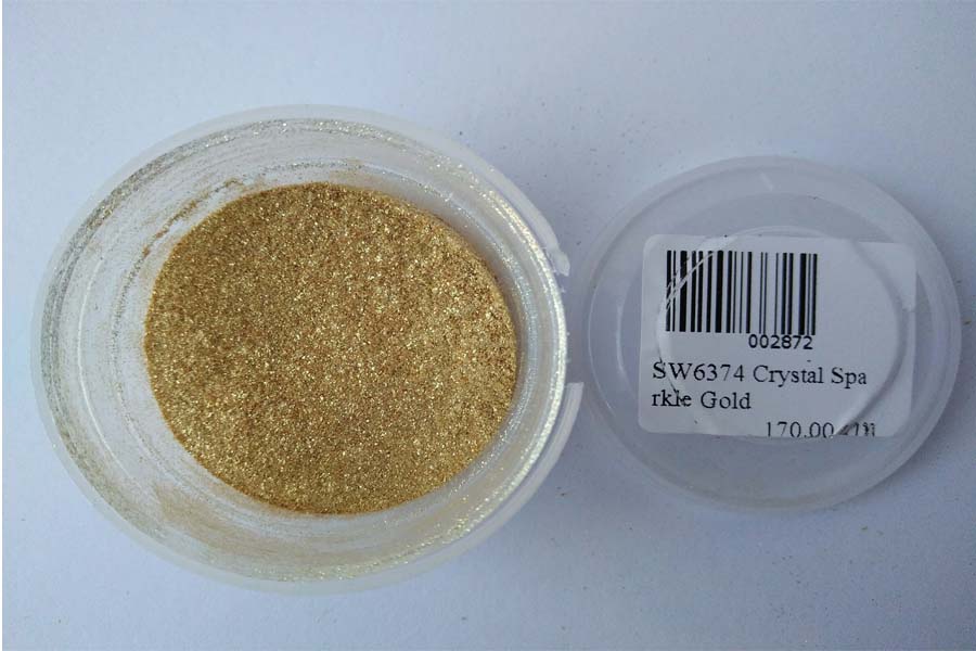 ผงสีไมก้า SW6374 Crystal Sparkle Gold ขนาด30กรัม