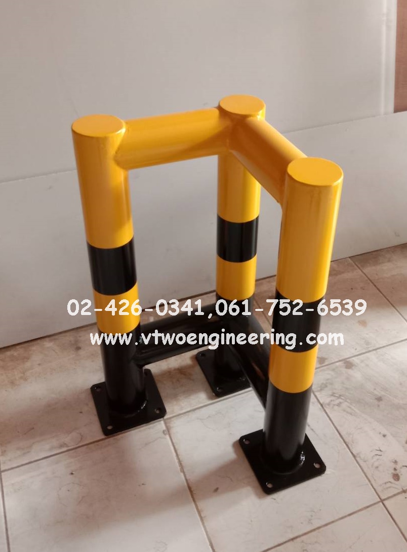 ราวกันชนมุมเสา crash protection barriers No.39
