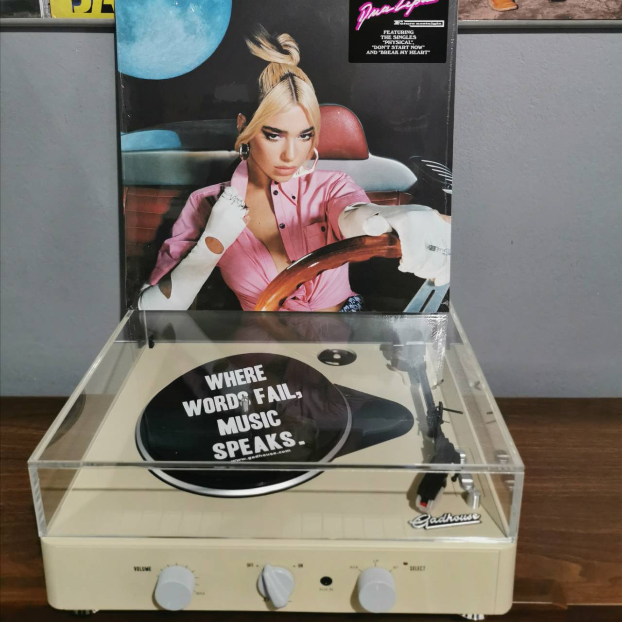 ฝาครอบเครื่องเล่นแผ่นเสียง Gadhouse รุ่น Brad เเบบฝาใส arcylic