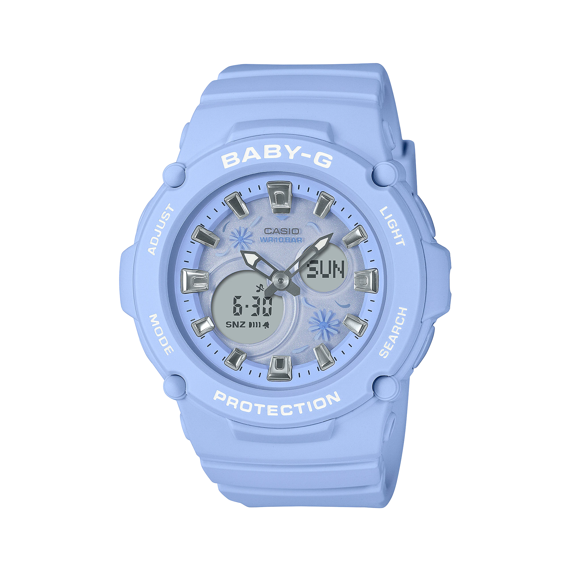 BGA-270FL-2A | อะนาล็อก-ดิจิตอลมาตรฐาน | BABY-G | นาฬิกา