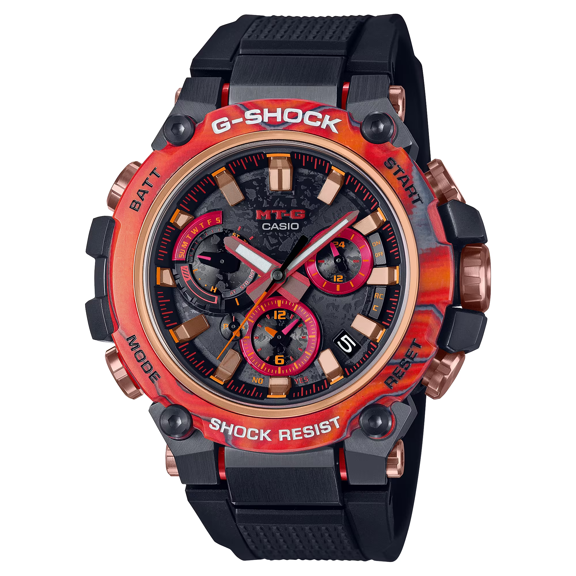 MTG-B3000FR-1A | รุ่นลิมิเต็ด | MT-G | G-SHOCK | นาฬิกา | CASIO (40th Anniversary Flare Red)