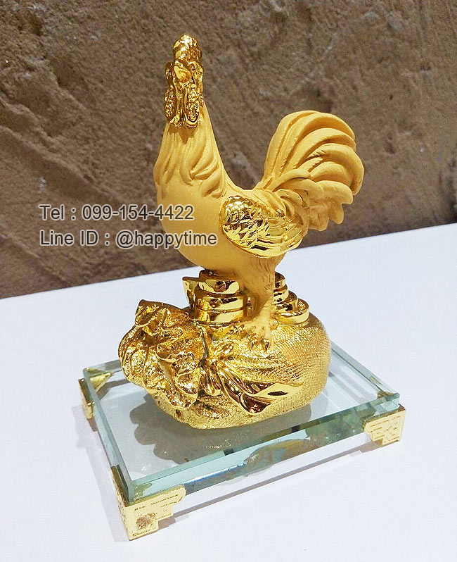 ของขวัญปีใหม่มงคล ไก่เหยียบถุงเงินถุงทอง