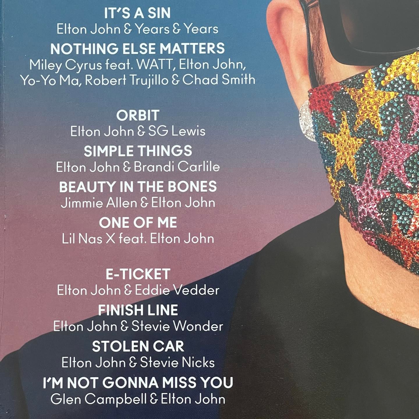 แผ่นเสียง Elton John– The Lockdown Sessions **Limited Edition, Blue Vinyl แผ่นเสียง มือหนึ่ง ซีล