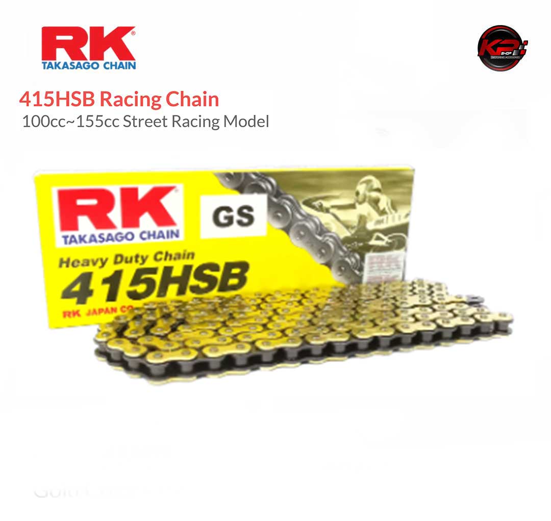 โซ่ RK 415 สีทอง GS415HSB 130L NON RING (Gold Color Chain)