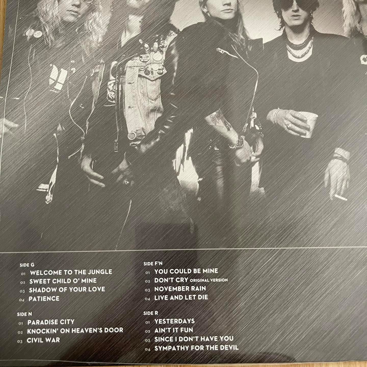 แผ่นเสียง Guns N' Roses Greatest hits 2 lp splatters colour vinyl แผ่นเสียงมือหนึ่ง ซีล