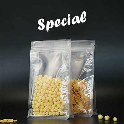 ถุงซิปขยายข้าง PET ใสล้วน ขนาดบรรจุ 100-1Kg สำหรับใส่ของแห้ง อาหาร ขนม (50 ใบ)