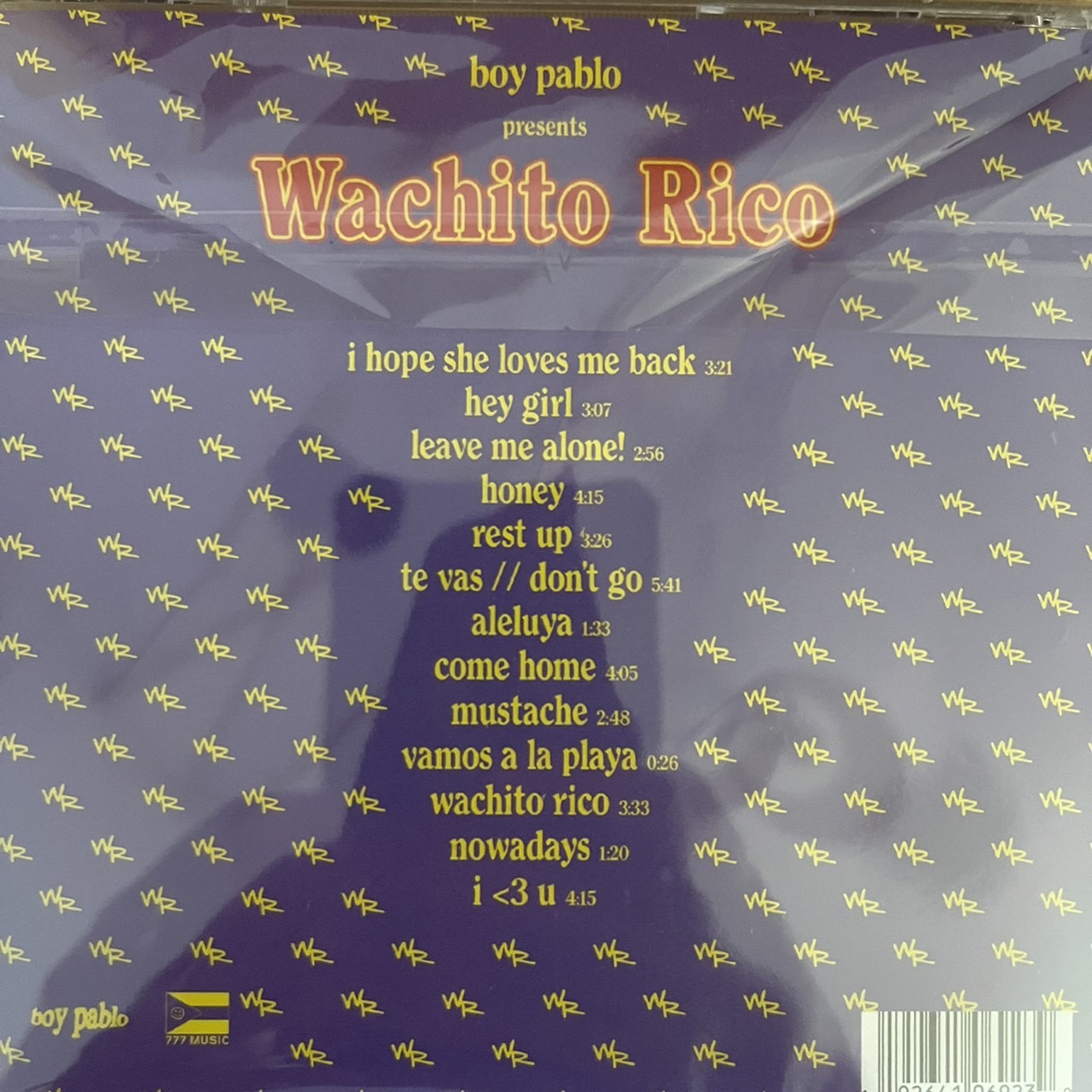 CD ซีดีเพลง Boy Pablo – Wachito Rico