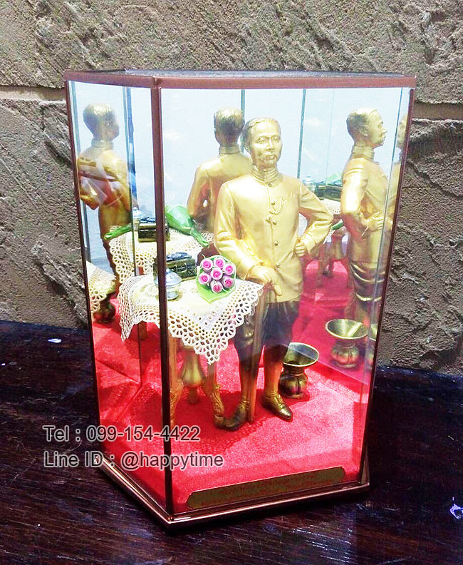 ของขวัญที่ระลึกขึ้นบ้านใหม่ เสด็จพ่อ ร.5 สวมชุดทอง