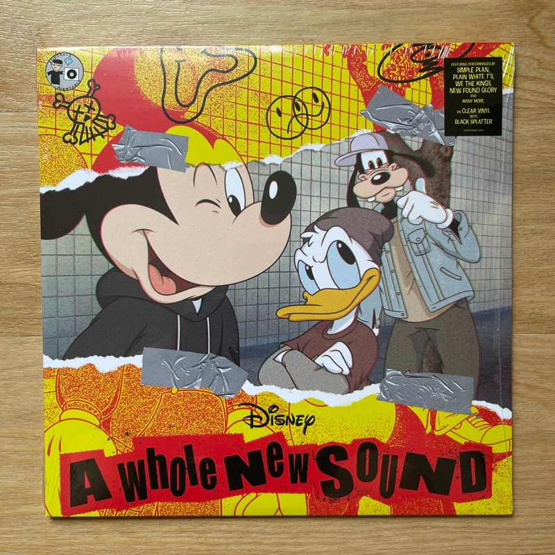 แผ่นเสียง Disney - A Whole New Sound , Vinyl, LP, Album, Compilation, **Clear With Black Splatter มือหนึ่ง ซีล