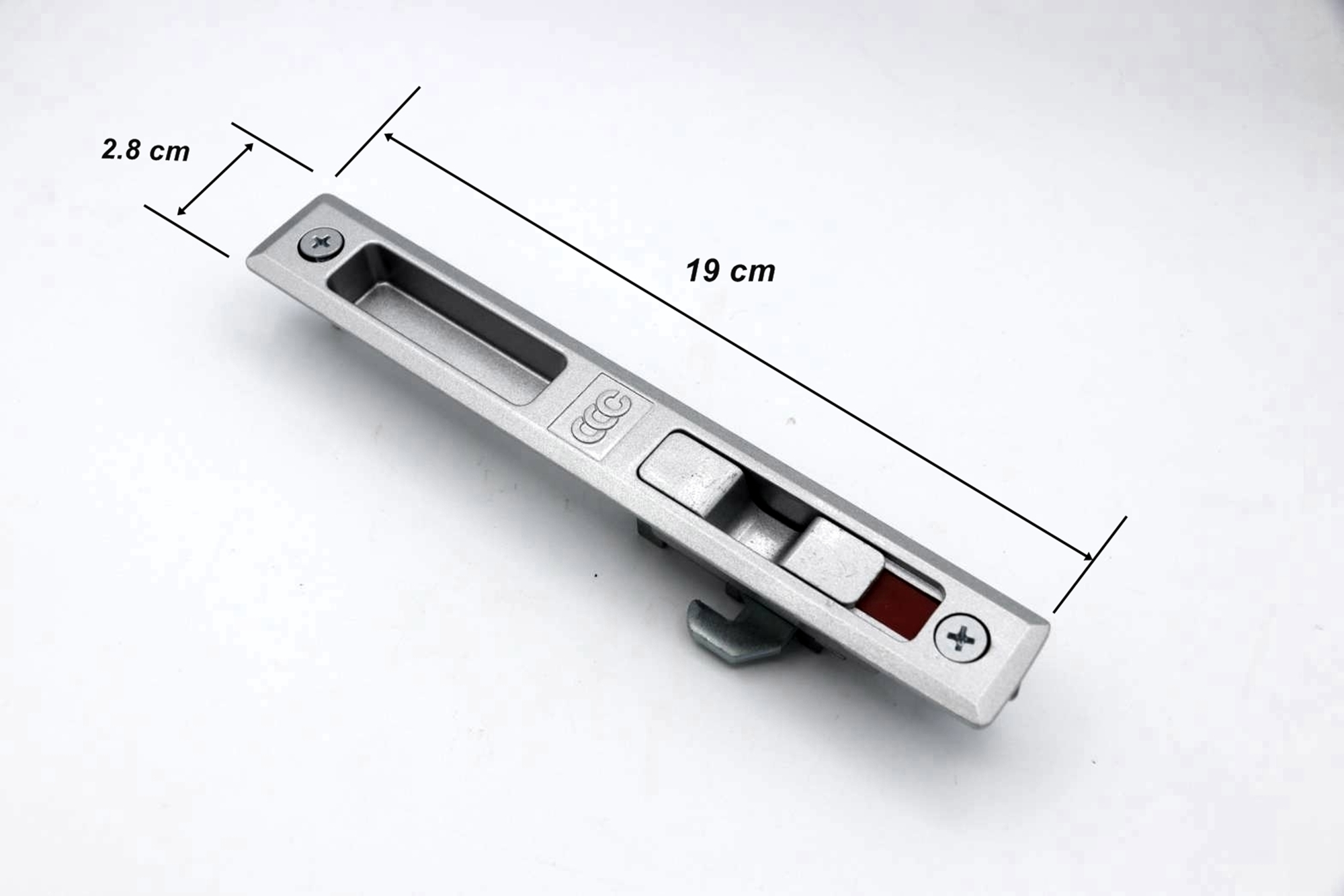 มือจับล็อคบานเลื่อน CCC บรอนซ์