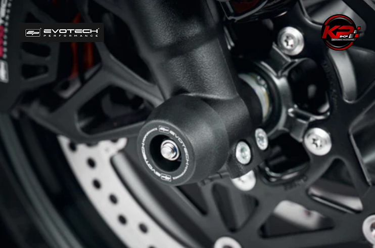 กันล้มหน้า Evotech Front Spindle Bobbins - Triumph Daytona 660 (2024+)