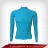 เสื้อรัดรูป Body Fit แขนยาวคอเต่า สีฟ้า mediumturquoise