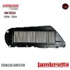 กรองอากาศ HURRICANE FOR LAMBRETTA G350 (STANLESS) HM8224