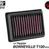 กรองอากาศ K&N สำหรับ TRIUMPH BONNEVILLE T100 (16-21) (TB 9016)