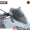 ชิวหน้า WRS SPORT FOR YAMAHA T-MAX 560 2025+ (black & smoke)