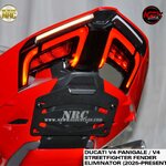 ท้ายสั้น Ducati V4 Panigale / V4 Streetfighter Fender Eliminator (2025-Present)