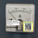 ขาย มิเตอร์600ADC/60mV , มิเตอร์DC600A/60mV ขนาด60×60×52มม. SIZE 60×60×52MM. ยี่ห้อ MATSUI DENKI ยี่ห้อMD MADE IN JAPAN ราคาตัวละ บาท