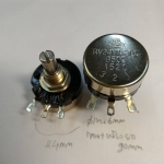 โวลุ่ม5Kรุ่นRV24YN20SB502ของญี่ปุ่นแท้ยี้ห้อCOSMOขนาดเส้นผ่านศูนย์กลาง24MMแกนยาว20MMขนาดแกนอ้วน6MM VOLUME5KohmMADE IN JAPAN