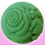 แม่พิมพ์รูปดอกกุหลาบ+เด็ก 100กรัม