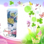 กล่องใส่ลิปสติกลายดอกโบตั๋น ขนาด2.5x2.5x8.5cm : 007132