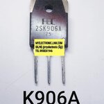 2SK906Aยี่ห้อFECตัวถังTO247/3ขาราคาตัวละบาท