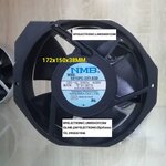 ขาย พัดลม220V0.18A 40/38W ขนาด172x150x38MM รุ่น MODEL 5915PC-22T-B30 ยี่ห้อNMB ราคาตัวละ . . . หน่วย บาท