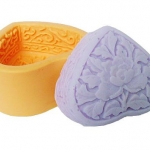 แม่พิมพ์สบู่ซิลิโคน รูปหัวใจ 100 g 1 ช่อง