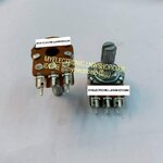 ขาย โวลุ่ม500KB,โวลุ่มB500K แกน+เกลียวยาว17mm. VOLUME500K OHM,VARIABLE RESISTER500K OHM ราคาตัวละ บาท