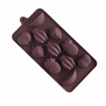 แม่พิมพ์ซิลิโคนรูปผลไม้รวม 11 ช่อง - 000606