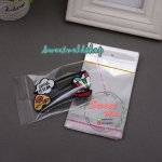 ถุงใส เจาะรู มีเทปกาว 100 ชิ้น (คลิกเพื่อเลือกขนาด)