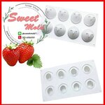แม่พิมพ์สตอเบอรี่ ขนาด90กรัม 8ช่อง รหัสสินค้า: 007471