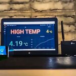 Vaccine cabinet alarm brand JRL , Model: VACALARM-01A