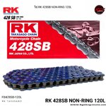 โซ่ RK 428SB NON-RING 120L สีน้ำเงิน FB428SB-120L