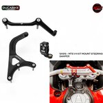 ขาจับกันสะบัด DUCABIKE MULTISTRADA V4/V4S (2021-2024) (สีดำ) ไม่รวมกันสะบัด