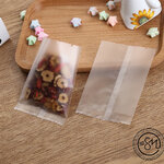 ถุงซองขุ่นซีลกลาง ใส่สบู่ ใส่คุ๊กกี้ (ขอบตรง) แพ็ค100ชิ้น