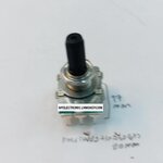 เอ็นโค็ดเดอร์แกนพลาสติกเฉือนข้างหมุนรอบตัวมีกิ้กๆๆสีขาวENCODERยี่ห้อราคาตัวละบาท