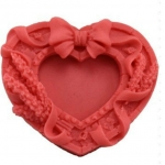 แม่พิมพ์ซิลิโคน รูป หัวใจ 90 g 1 ช่อง -000547