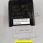 ขาย , 20UF450VDC -B , 20UFDC450V-B , 20MFD450V , 20MFD450V , รุ่น , HFC-MP S , ยี่ห้อ , SHIZUKI ,คาปาซิเตอร์ , บอร์ด , แผง , แอร์ , DAIKEN , คาปาซิเตอร์แอร์ไดกิ้น คาปาซิเตอร์แผงแอร์ไดกิ้น , คาปาซิเตอร์บอร์ดแอร์ไดกิ้น , ไดกิ้น ,ทรง , เหลี่ยม , สีดำ , CAPAC